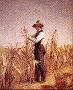 William Sidney Mount Long Island Farmer Husking Corn oil painting reproduction